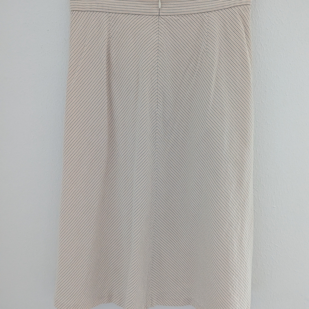 J. Crew Pink Midi Pleated Pencil Skirt